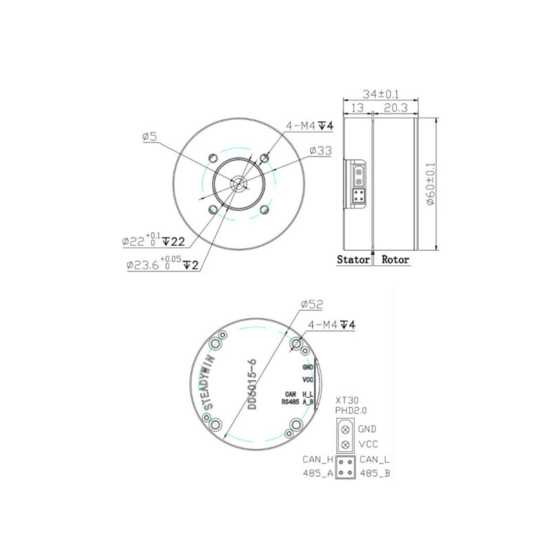 Pan/tilt, penstabil beban, mod - Direct Drive Servo Motor Robotics ulasan dan harga